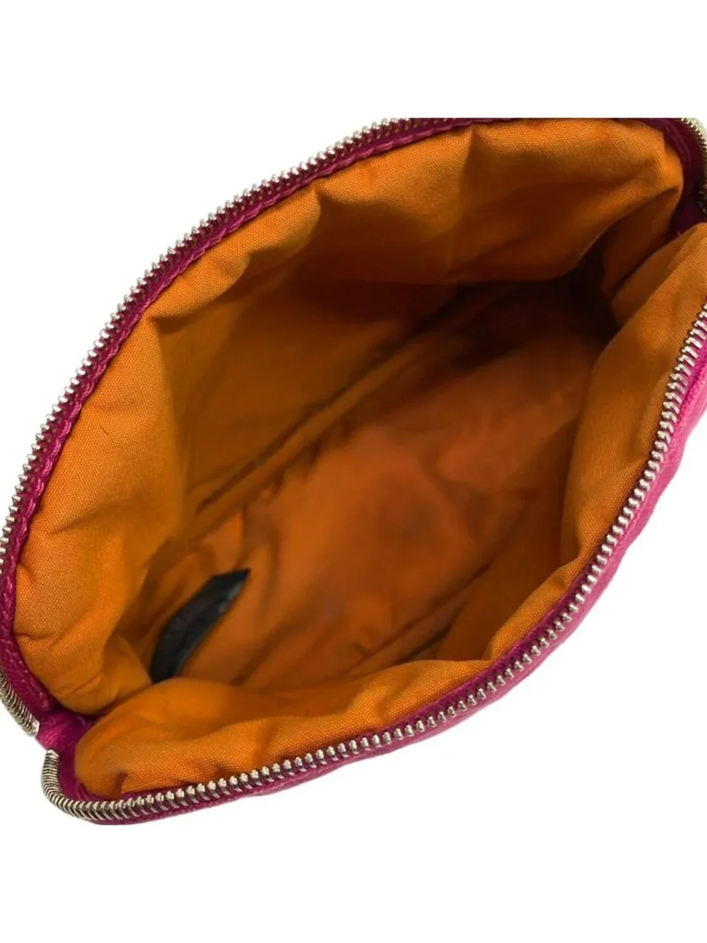 Hermes Pouch Pink Brown Leather